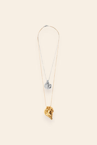 Dual koko layered necklace
