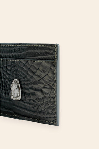 Koko croc grey card holder
