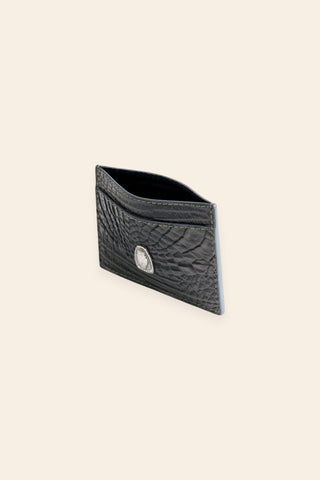 Koko croc grey card holder