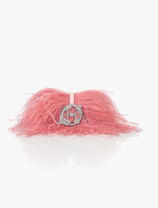 Ostrich Pink Scarlet Minivet Bag by Outhouse available on Indiaspopup.com