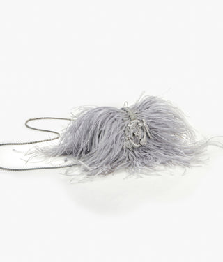 Silver Gray Scarlet Minivet Bag by Outhouse available on Indiaspopup.com