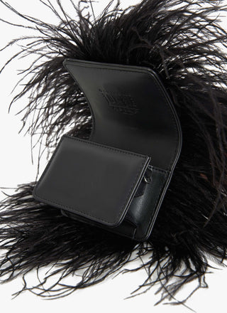 Caviar Black Scarlet Minivet Bag by Outhouse available on Indiaspopup.com