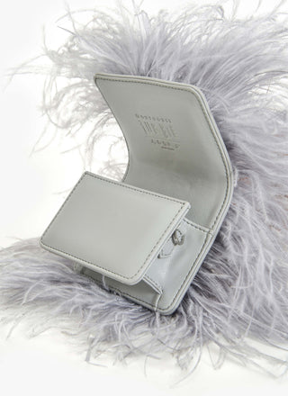 Silver Gray Scarlet Minivet Bag by Outhouse available on Indiaspopup.com