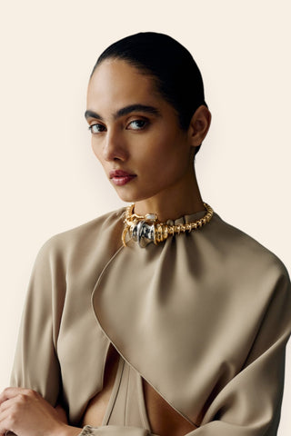 Seanymph statement collar necklace