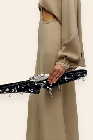 Koko noir embellished wing bag