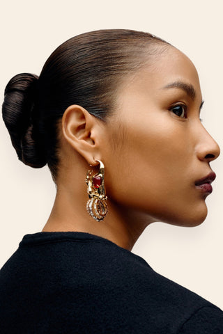 Koko sigil crimson earrings