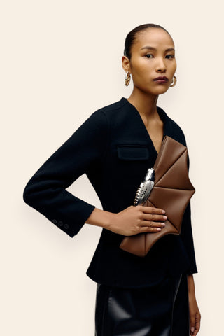 Koko mocha brown klutch