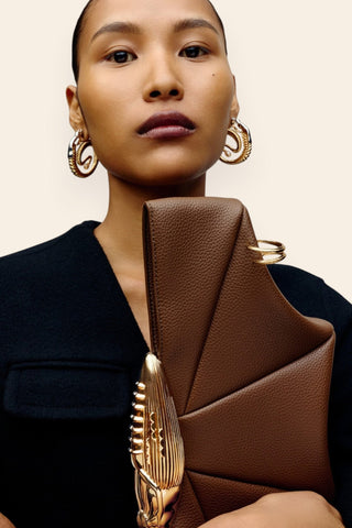 Koko mocha brown klutch