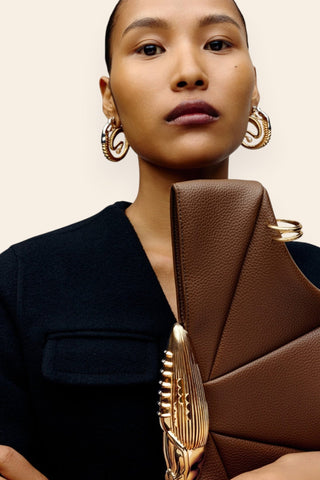 Seris concentric hoop earrings