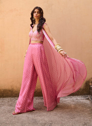 Chamee And Palak-Pale Pink Pant Jacket Set-INDIASPOPUP.COM