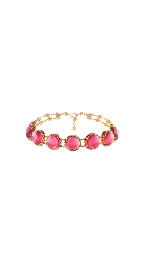 Papa Don'T Preach By Shubhika-Signature Ruby Toned Choker-INDIASPOPUP.COM