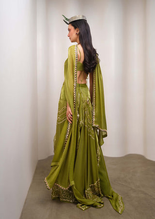 Olive Opulence Lehenga Set