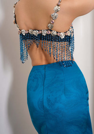 Mystic Midnight Drip Skirt Set