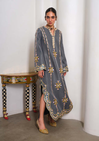 Evergreen Elegance Kaftan