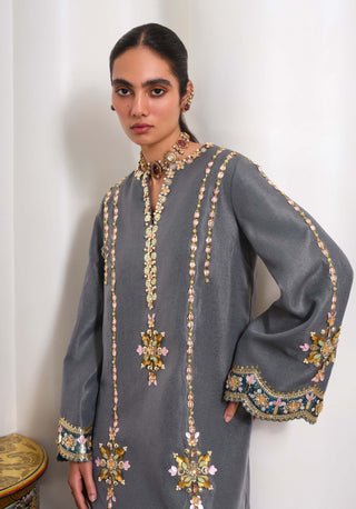 Evergreen Elegance Kaftan