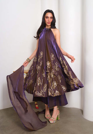 Velvet Dusk Kurta Set