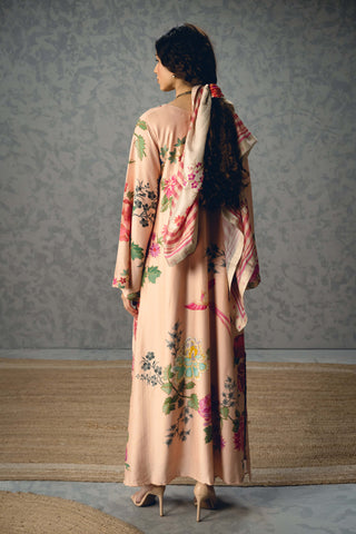 Pink printed leonie kaftan