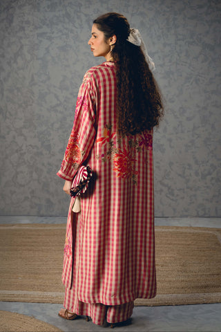 Pink emy kurta with pants