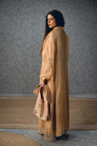 Nude inaya dress with jacket