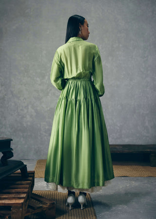 Green elina dress