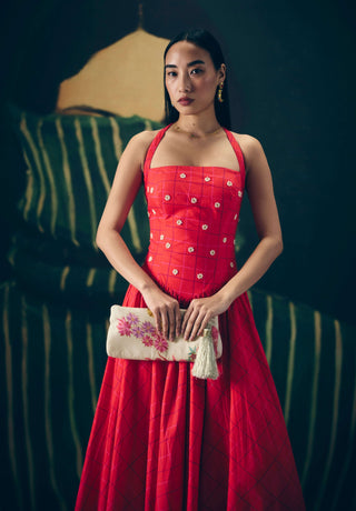Red akari dress
