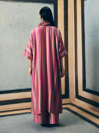 Dusky ayaka kurta with pants and scarf