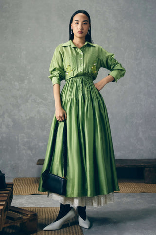 Green elina dress