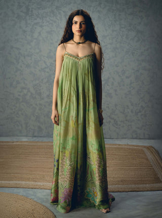 Pista green yume jumpsuit