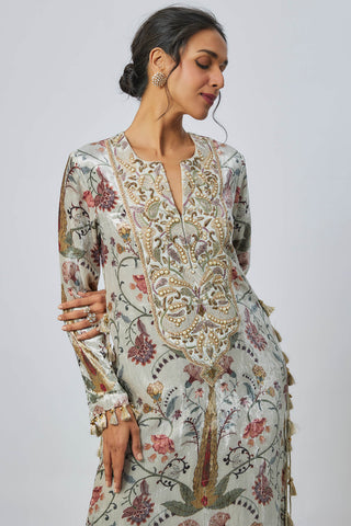 Mehuish ochre forest whisper kaftan