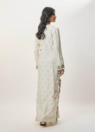 Saira off-white beyza kaftan