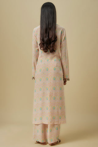 Stone flower butta kurta and palazzo set