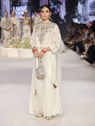 Roha off-white anarkali and sharara set