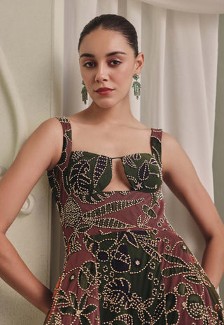 Disco-inspired jumpsuit