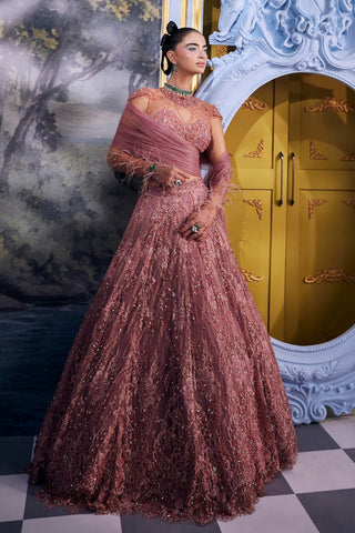 Rosella blush pink embellished lehenga set
