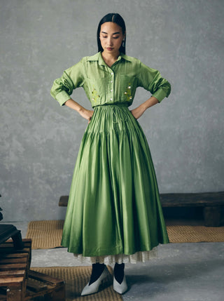 Green elina dress