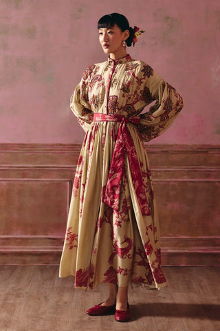 Sangria red cordelia maxi dress