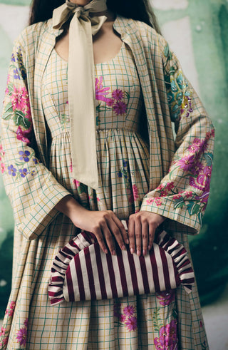 Ivory rei dress with jacket