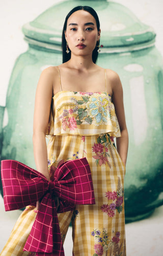 Yellow himari jumpsuit