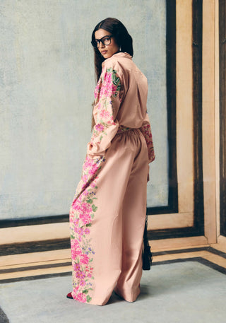 Pink airi shirt with pants