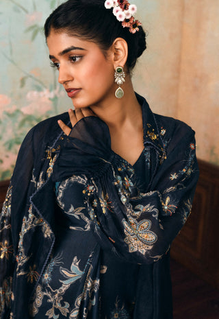 Navy blue elio jacket and dress