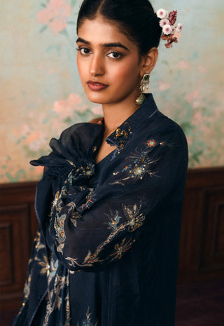 Navy blue elio jacket and dress