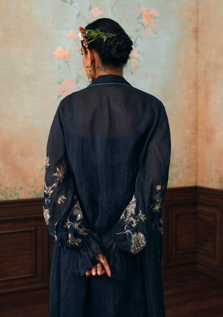 Navy blue elio jacket and dress