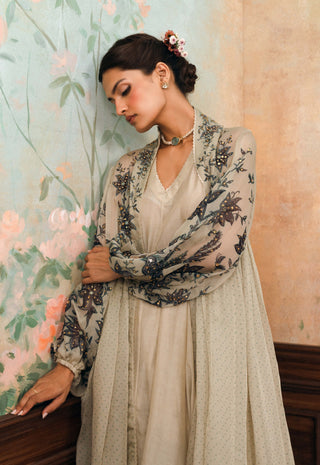 Laverna kurta, pant and jacket set