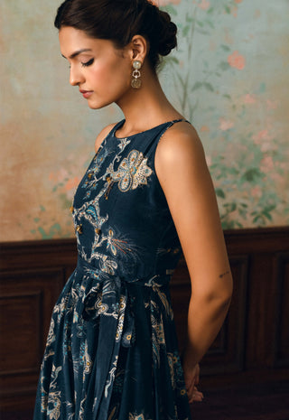 Space blue alaya jumpsuit