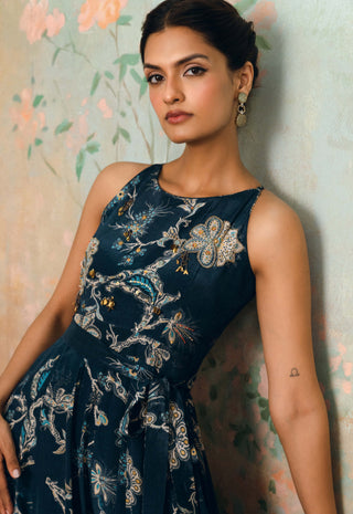 Space blue alaya jumpsuit