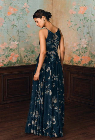 Space blue alaya jumpsuit