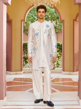 Saba ivory sherwani set