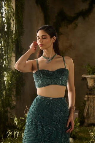 Verdant charm lehenga set