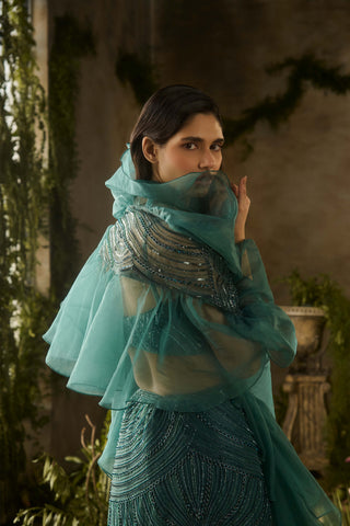 Verdant charm lehenga set