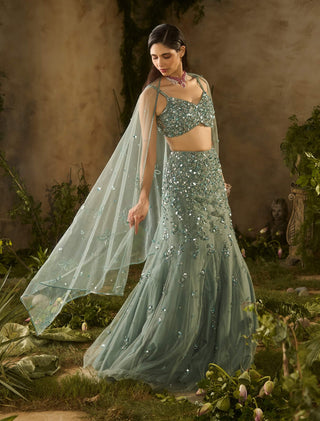 Secret garden lehenga set